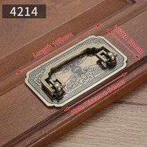 엔틱가구 약장 자개 화장대의자 수납 협탁 화이트 빈티지 골동품 청동 캐비닛 핸들 중국 스타일 가구 서랍 옷장 문 당겨 하드웨어, 3.4214