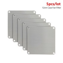 5 개/대 80mm 90mm 120mm 140mm Cuttable PVC PC 팬 먼지, 03 12cm white