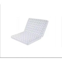 2단 접이식 매트리스 진드기 방지 매트 침대 패드, K. 10cm+2cm 라텍스+2단 접이식