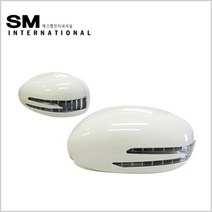 벤츠 CLS클래스 W219 SL룩 스타일 LED 미러커버 (2005-2008년 적용), 화이트