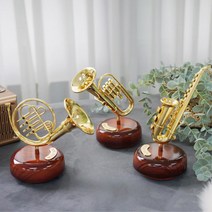 악기매장 장식 금관악기 태엽식 오르골 상점 가정, 호른, 호른