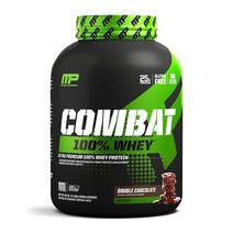 머슬팜 컴뱃 100% 웨이 프로틴 더블 초콜릿 2.27kg MP, 1팩