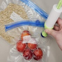 엠스스토어 푸드압축팩 진공지퍼백 식품진공펌프 식재료보관 소중대펌프세트, 펌프세트, 1개