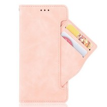 가죽 케이스 삼성 갤럭시 Z 폴드 4 3 Fold4 Fold3 펜 슬롯 카드 홀더 전화 가방 마그네틱 플립 북 지갑 커버, Samsung Z Fold 4, 분홍색