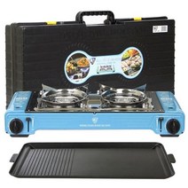 휴대용 캠핑 투버너 1P 전용불판 야외 차박 트윈버너 _ 72209PCS, 본상품선택