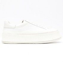 (당일) 22FW 질샌더 플랫폼솔 레이스업 화이트 스니커즈 JI32535 A15621 100