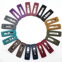 퐁냥퐁냥 무광똑딱핀 어린이똑딱핀 KC인증B-6 사각가을톤 20개