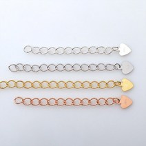 [8-680-02]순은부자재 실버조정자 하트 4cm 실버925 1개