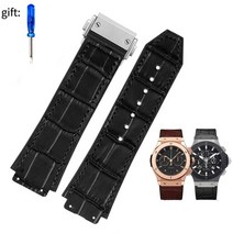 Hublot 위블로 시계 호환 빅뱅 스테인레스 가죽 2619mm 브라운 블랙