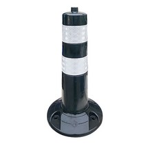 우리안전 차선규제봉 고급형 3M반사지 시선유도봉 탄력봉 중앙분리대, 1개