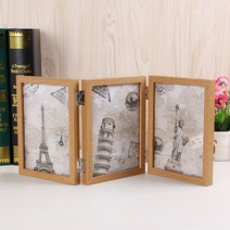 접이식 3단 양면 액자 5x7 분할 스토리액자 사진액자 5x7액자 포토액자 인테리어액자 웨딩액자 베이비액자
