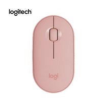 (로지텍 무선.블루투스 광마우스 Pebble M350 (페블 M350) 무소음 (로지텍코리아정품 (파우더핑크 광마우스/페블/로지텍/파우더핑크/무선/무소음/로지텍코리아정품/블루투스, MR0075, 파우더핑크