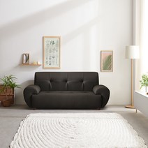 서광퍼니처 로엠 라텍스 3인용쇼파 소파 스툴세트 sk, 로엠 다크브라운/양팔/스툴없음/원형원목다리