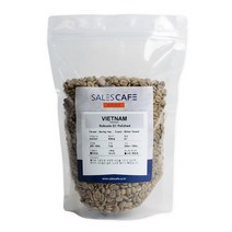 커피 생두 베트남 로부스타 G1 폴리쉬드 1kg(SGOC031CI1000A01)분쇄안함, 1kg, 1개