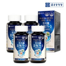 종근당건강 트리플 오메가3 4병 8개월분+쇼핑백, 없음