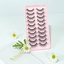 5 10 쌍 3D 밍크 속눈썹 자연 힐 메이크업 Cils 희미한 잔인 Maquiagem, 10Pairs-3D54