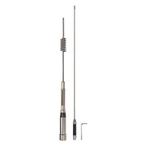 Eightwood Ham Radio 모바일 안테나 듀얼 밴드 VHF UHF 144/430MHz 녹 방지 안테나 66cm(26인치) PL259 수 커넥터 차량 아마추어 라디오용, antenna 30in, 1개