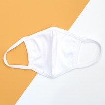 [면마스크]국내제작 빨아쓰는 3D 입체 면마스크 흰색, 1매