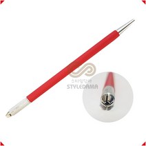 레드 수지엠보펜 수지니들펜대 반영구화장재료, 1개