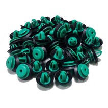 카박사 DJ28-1 패스너도어트림 1봉50개 녹색 테두리흡음재포함 고무팩킹 파스너 화스너 82315L0000