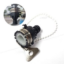 NEED 수도꼭지 호스 연결 어댑터 커넥터 커플러 빠지지 않는 나비구조형 반도 야외 테라스 세차용 청소용 정원용, 1개, 혼합색상