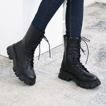 TOP_W1135 길거리 패션 아이템 끈 맺음 여성 5cm 워커 부츠