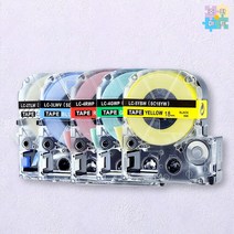 엡손 라벨프린터 OK-200 라벨테이프 카트리지 호환품, 투명, 12mm