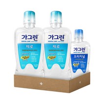 동아제약 대용량 기획세트 가그린 제로 750ml x 2개 + 가그린 오리지널 380ml x 1개, 가그린 제로+오리지널 대용량 기획세트