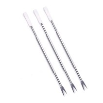 5PCS 해산물 랍스터 게 바늘 다기능 게 다리 크래커 도구 스테인레스 스틸 해산물 너트 포크 스푼 주방 가제트, 하나, 3PCS