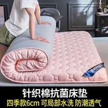 낮은침대 접이식 매트리스없이 고밀도 봄 소프트 쿠션 가정용 코튼 여름 싱글 더블 가족 침대 사계절, 150x200cm, 색상 -2