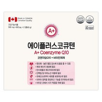 에이플러스코큐텐 120캡슐 4개월분 코큐텐 100mg 비타민, 1개, 120개