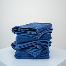 가치홈 국산 항균타올 40수코마사 호텔수건 당일발송, 청색, 5매