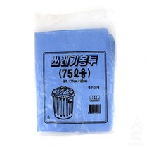 쓰레기 봉투 폐기물 일반 쓰래기 김장 75L 50매 청색