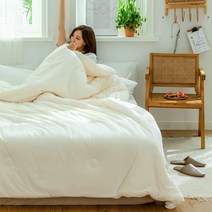 조은자리 알러지케어 먼지없는 사계절 차렵 이불 부드럽고 두꺼운 콩이불 겨울 간절기 혹한기 이불