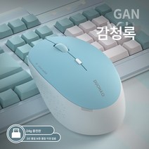 DFMEI 무선 마우스 충전 남여공용 오피스 마우스, (충전)감청록-충전가능-무음