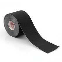 넥크림 목주름패치 2.5CM x 5M Kinesiology Tape For Face V 라인 넥 아이 리프팅 링클 리무버 스티커 테이프 페이셜 스킨 케어 툴 Bandagem Ela, [07] Black