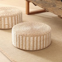 홈센스 라탄 쿠션방석 50x20cm 화이트, 없음