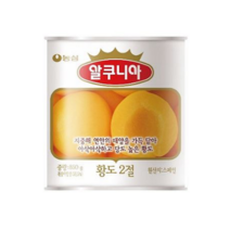 알쿠니아 황도2절 황도 통조림850g, 850g, 1개