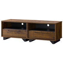 아사히 목재 가공 TV대 industa 50형 폭 115cm 브라운 적층 가능 서랍 첨부 IDM-4012AV-2H
