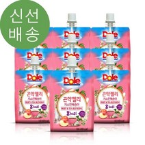 동원 Dole 곤약젤리 자스민복숭아 130ml 20개