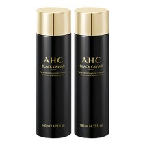 [AHC] 블랙 캐비어 토너 140ml 2개 + 사은품, 140ml x 2개