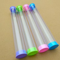 PVC 투명 튜브 답례품 대량 포장용기, PVC튜브통