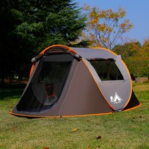 Modlauna 2023 패스트캠프 원터치텐트 원터치 텐트 그늘막텐트, 150x250x110cm (3-4인용), 카키
