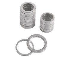 고무와셔 오링 실리콘 구리 스텐 20pcs m6-m26 알루미늄 와셔 가스켓 플랫 금속 와셔 가스켓 플러그 오일 씰링 링 가스켓 패스너 10x14x1mm, 20x26x1.5mm, 18 20x26x1.5mm