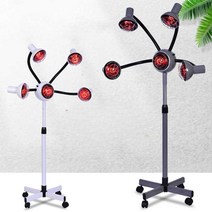 Riruo 미용실열기구 셋팅 스탠드 열처리 업소용 열펌, 보호용 철제 그릴 태양등 (흰색) 철제 발판