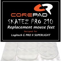 코어패드 G PRO 슈퍼라이트 지프로무선 G303 G102 G304 M42 바이퍼 마우스 피트, Deathadder V3 Pro 피트CTRL버전