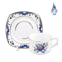 그젤 본코발트 골드 국화 컵앤소서200ml(65010), 컵앤소서200ml