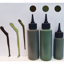 마리수 루어졸 전용 염료 액체 60ml 120ml 자작용 DIY 소프트웜 루어만들기, 그린펌킨