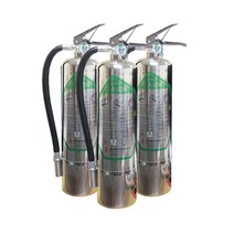 청정 소화기 3kg HCFC-123 친환경소화기 하론 대체형, 소화기+거치대, 6개