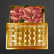 스킨포장 등트레이 낮은 채반 금색 낱개판매 정육 선물세트 고기포장 바구니, 3호
